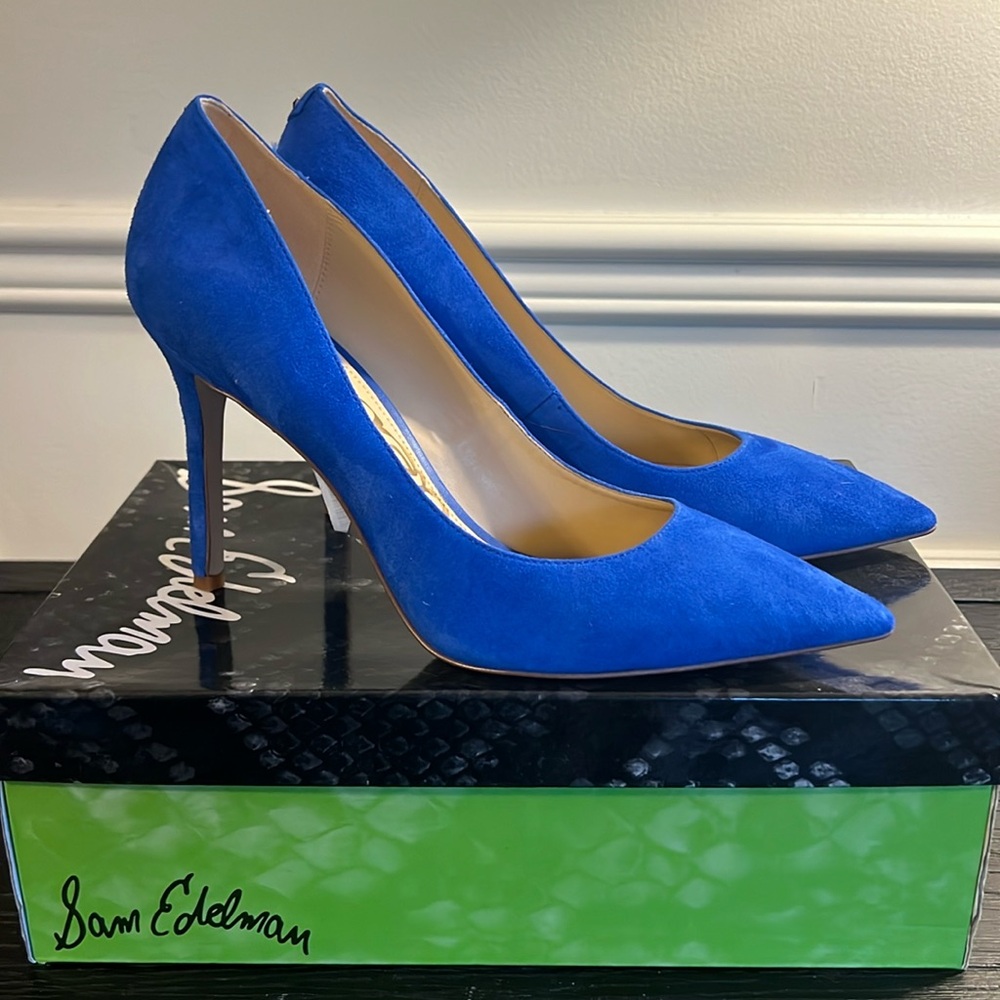 Sam Edelman Hazel Royal blue heels